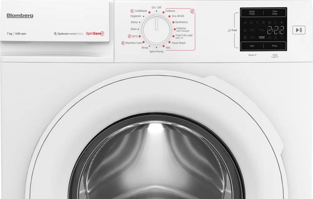 Blomberg LWA27461W 7kg 1400 Spin Washing Machine, White