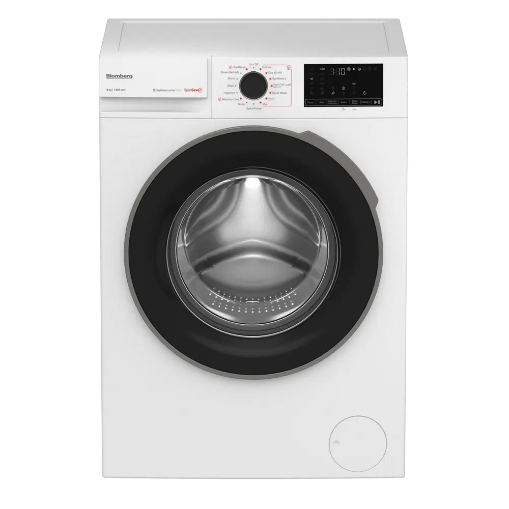Blomberg LWA29461W 9kg 1400 Spin RecycledTub Washing Machine, White