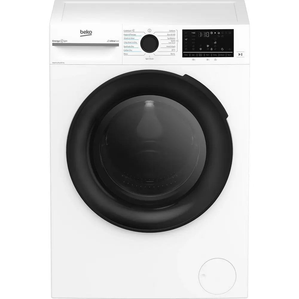 Beko BMND8545UW 8kg/5kg 1400 Spin Washer Dryer, White