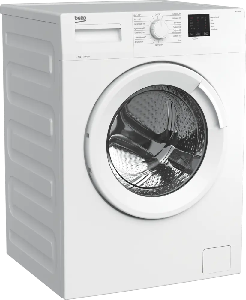 Beko WTK74011W 7kg 1400 Spin Washing Machine, White
