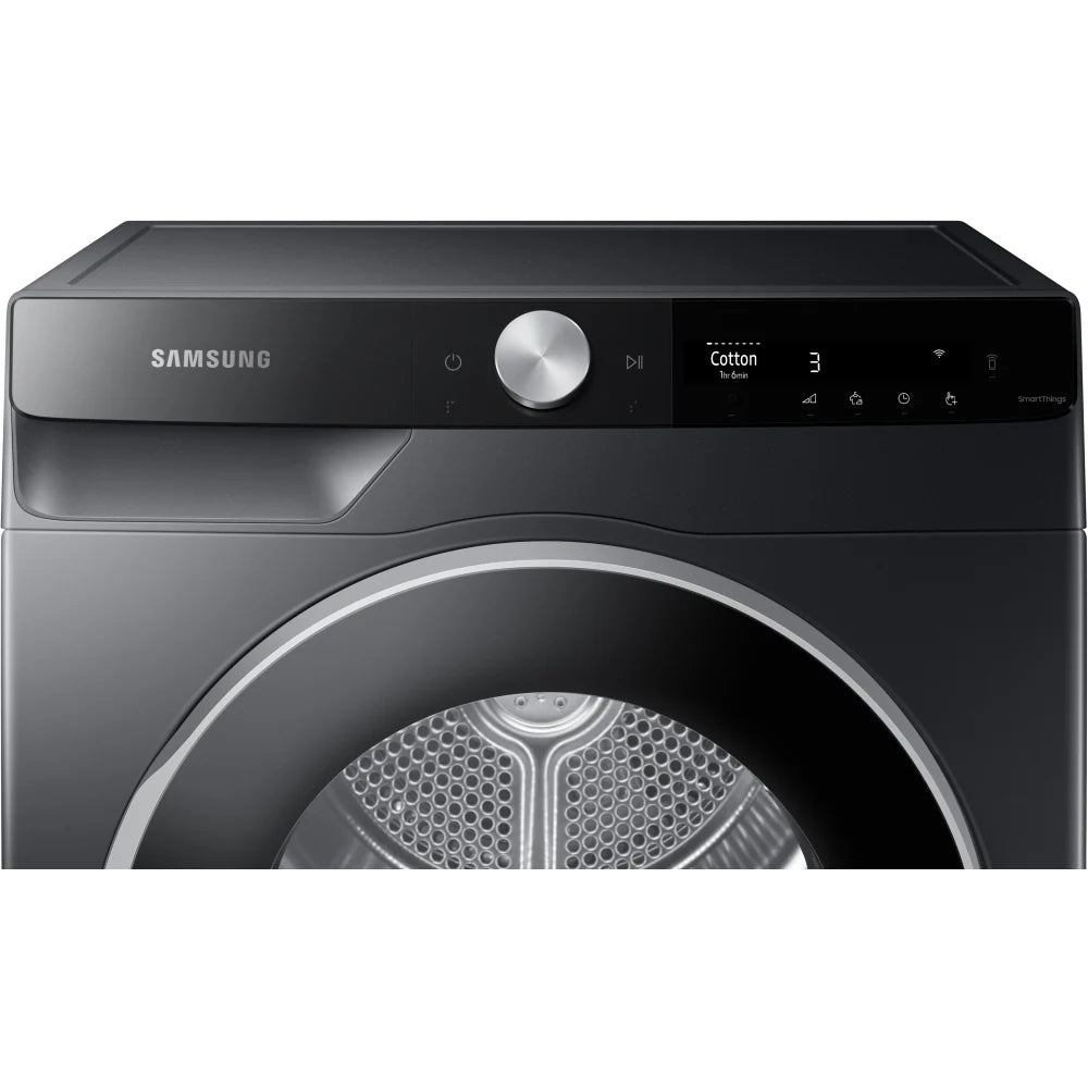 Samsung DV90T6240LB/S1 Heat Pump Tumble Dryer, 9kg, Black, A+++ Rated