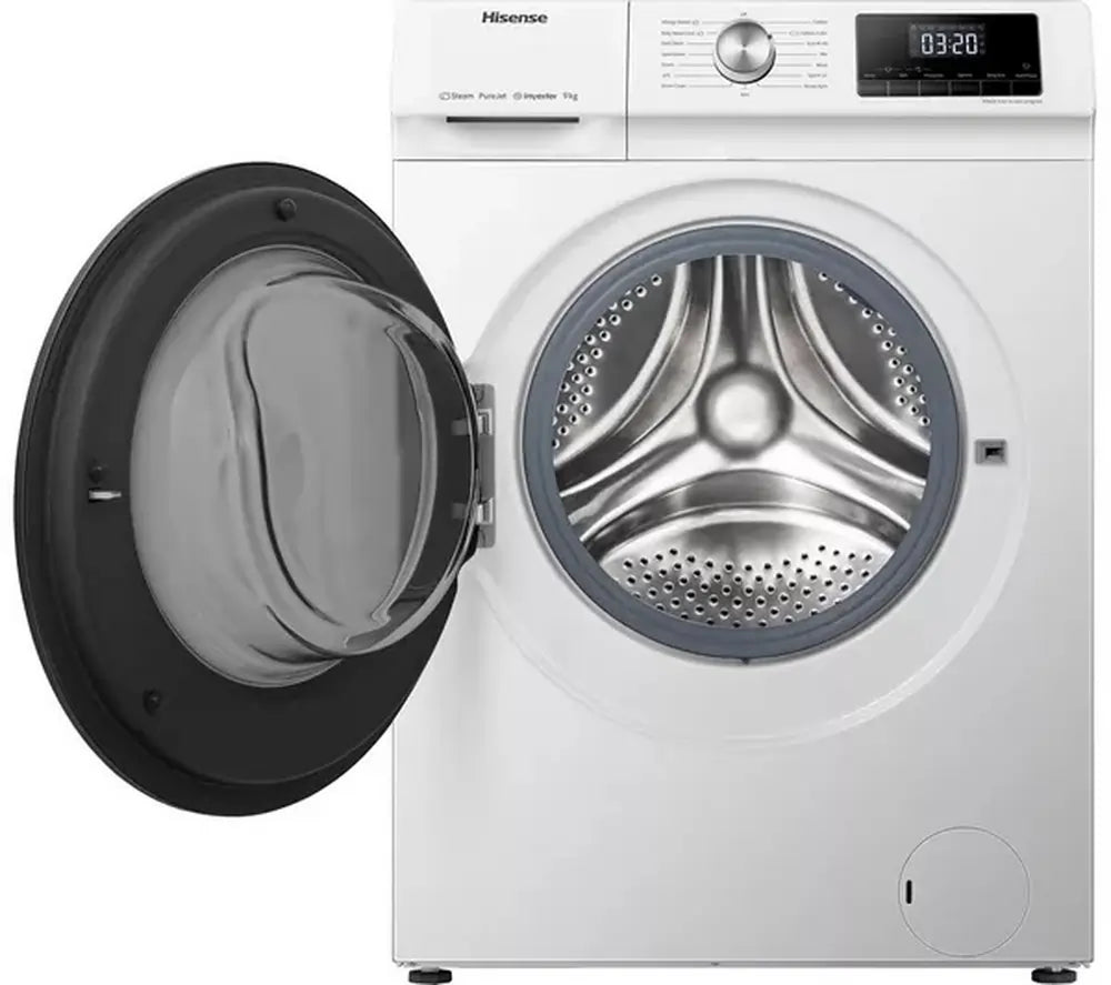 Hisense WFQA9014EVJM 9kg 1400 Spin Washing Machine - White -
