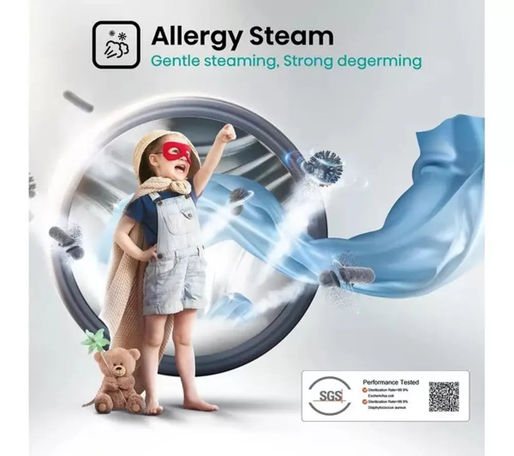 Hisense WFQA9014EVJM 9kg 1400 Spin Washing Machine - White -