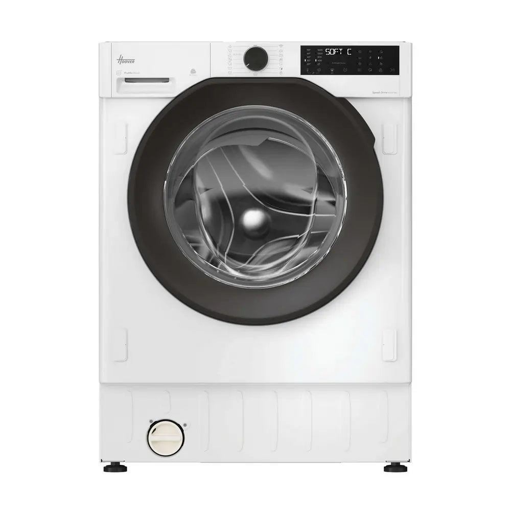 Hoover BH4S696M6DR9-80 9kg/6kg 1600 Spin Built-In Washer Dryer, White