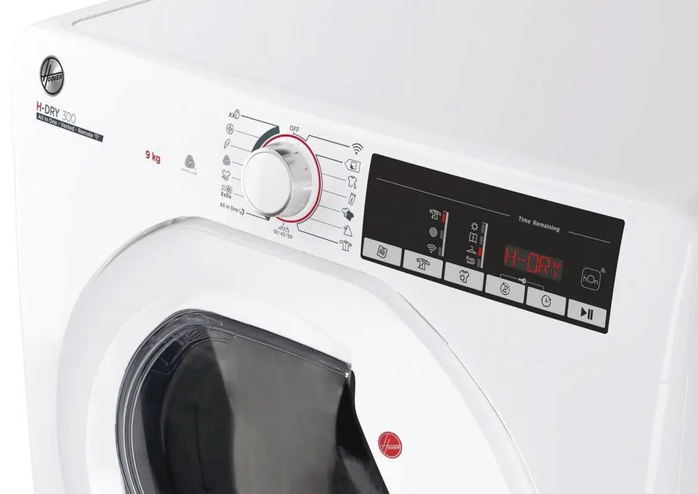 Hoover HLEV9TG 9kg Vented Tumble Dryer, White