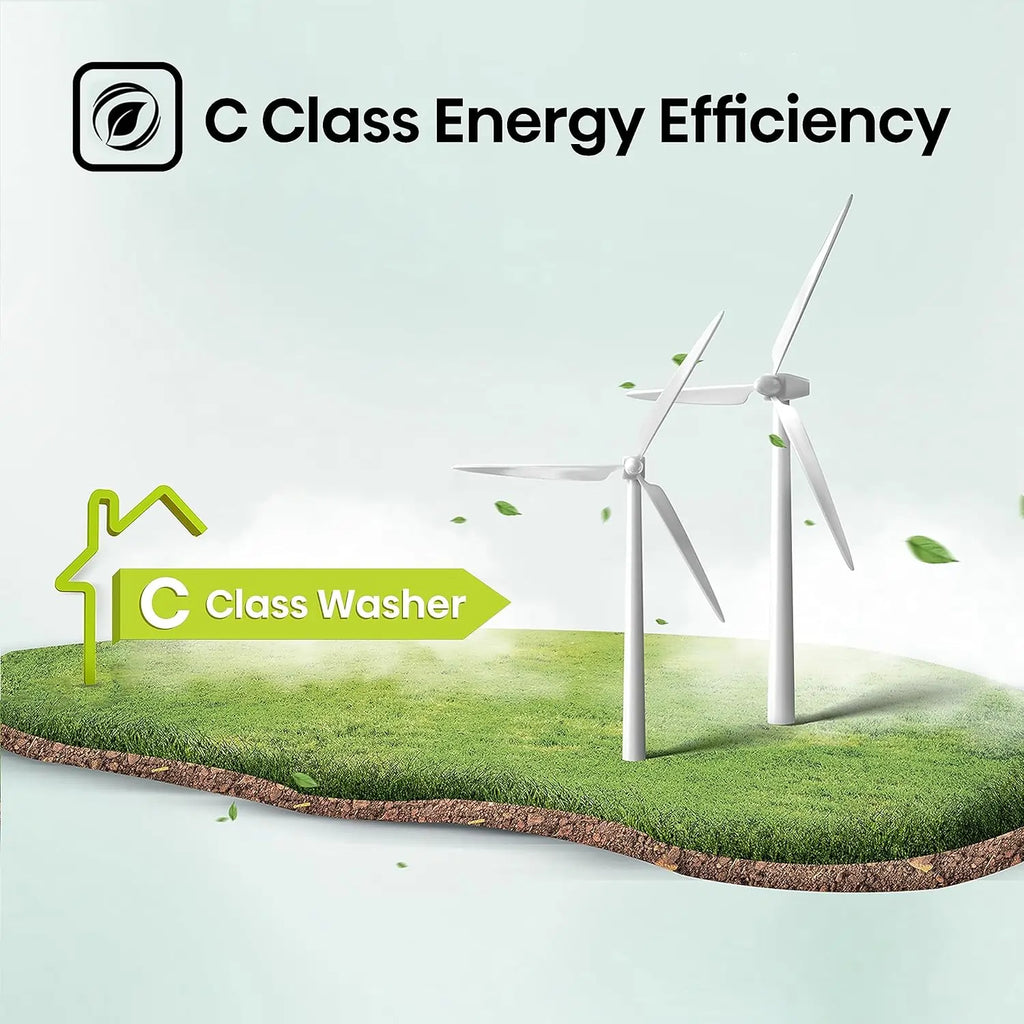 Hisense WFQP9014EVM 9kg 1400 Spin Washing Machine, White