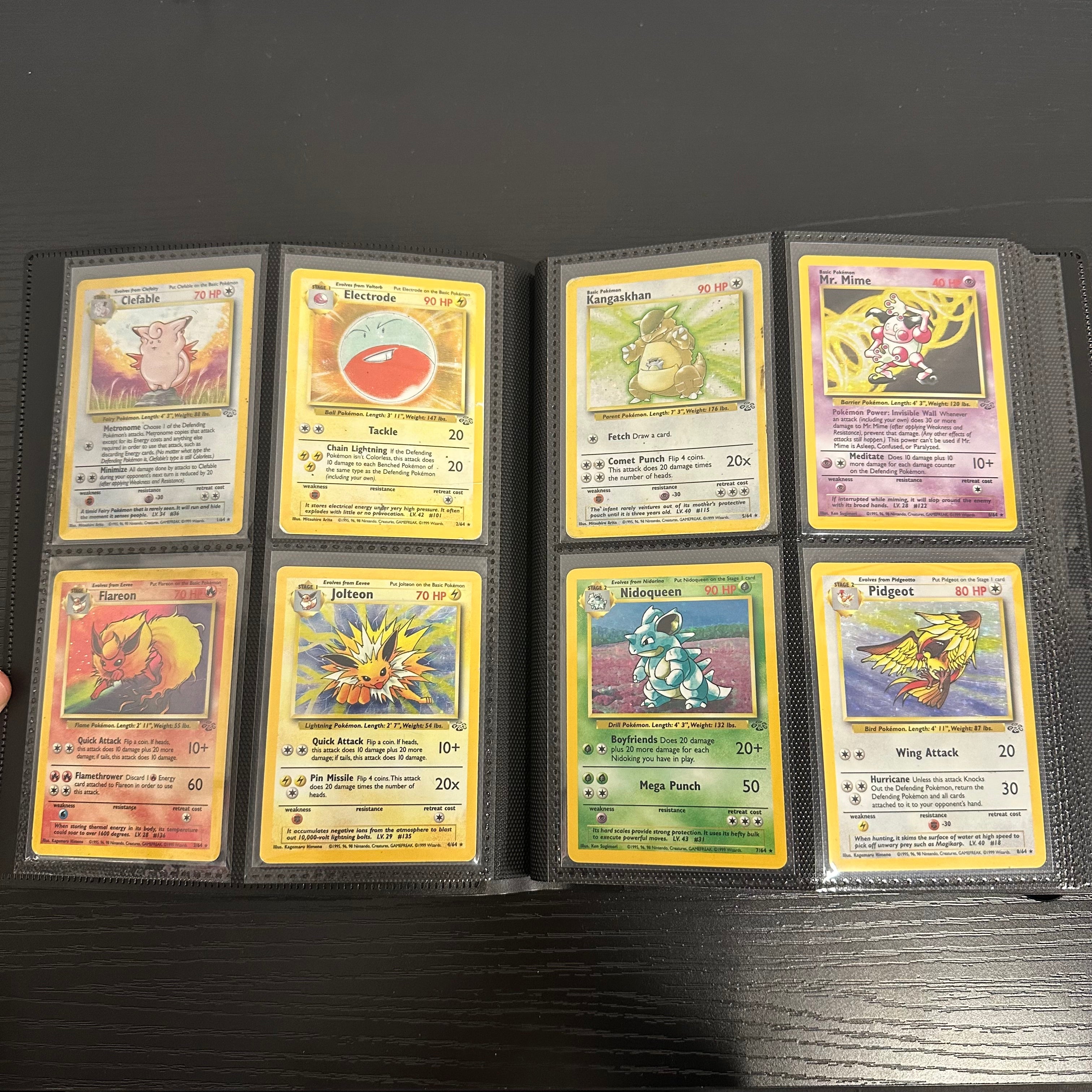 Pokemon - Complete 1999 Jungle Set - Lightly Played to Moderately Played