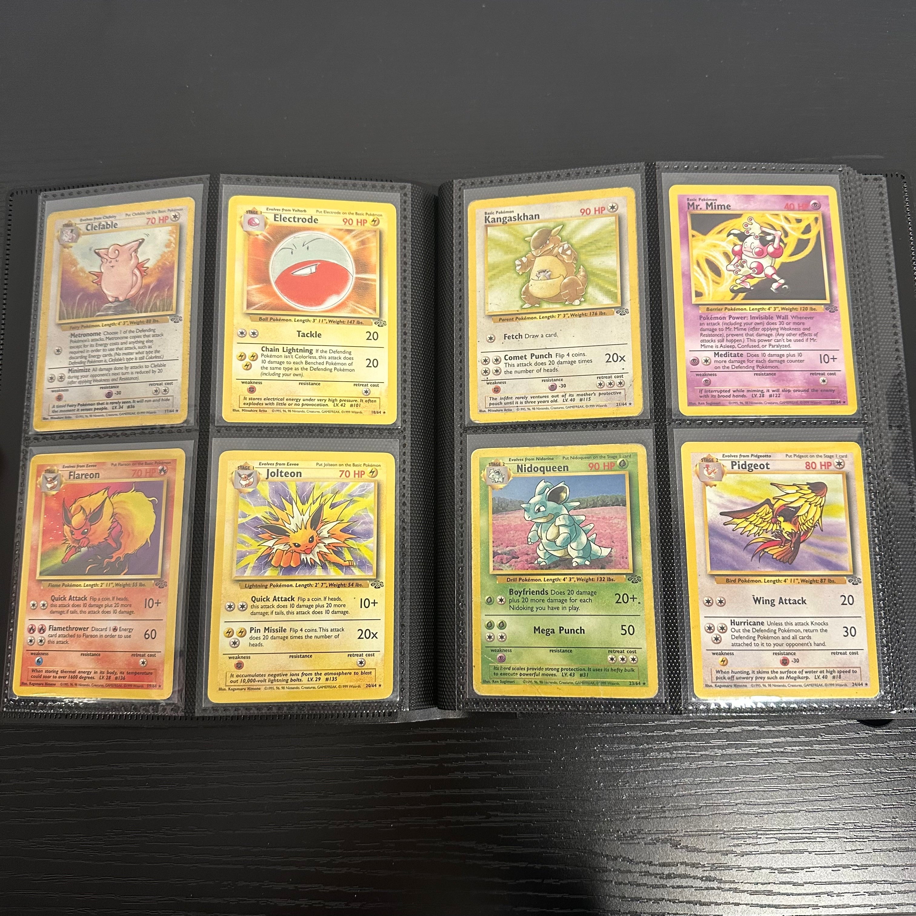 Pokemon - Complete 1999 Jungle Set - Lightly Played to Moderately Played