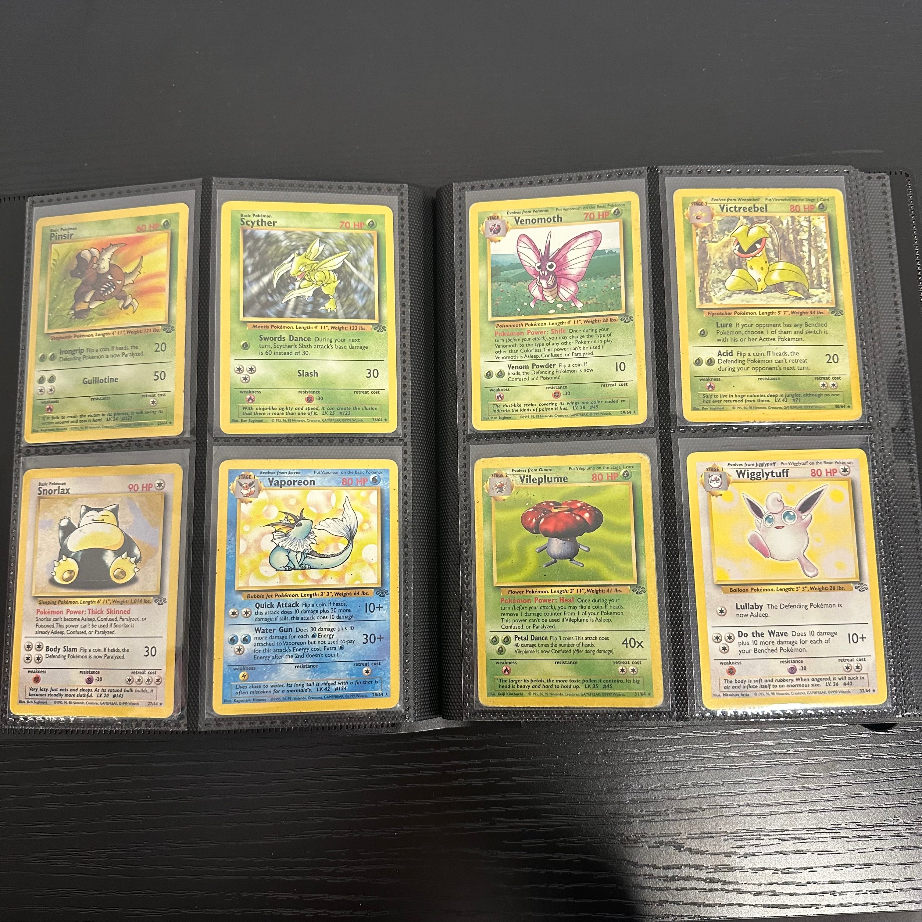 Pokemon - Complete 1999 Jungle Set - Lightly Played to Moderately Played