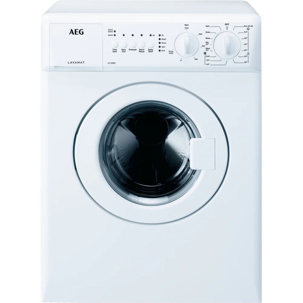 AEG Lavamat LC53502 1300W 3kg Compact Washing Machine, White