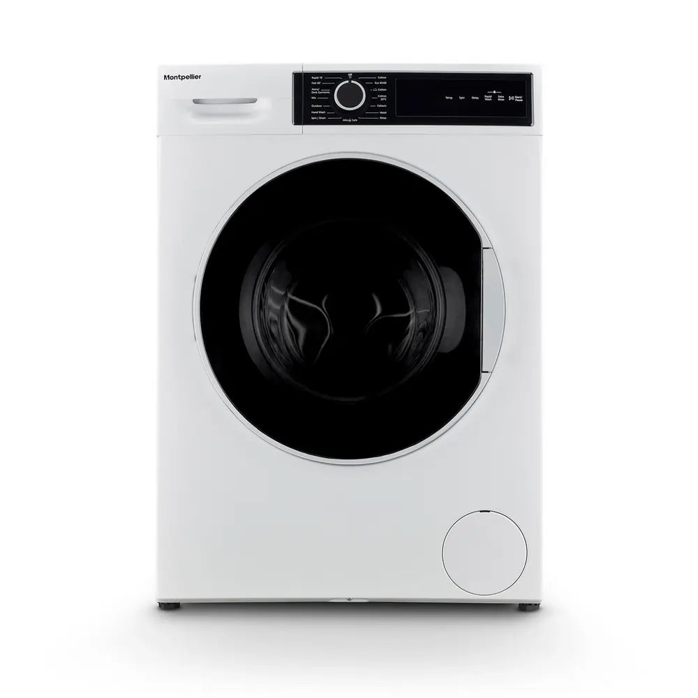 Montpellier MWM814BLW 8kg 1400 Spin Washing Machine, White