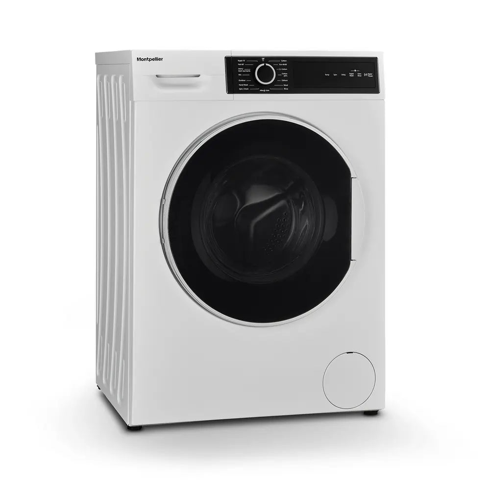 Montpellier MWM814BLW 8kg 1400 Spin Washing Machine, White