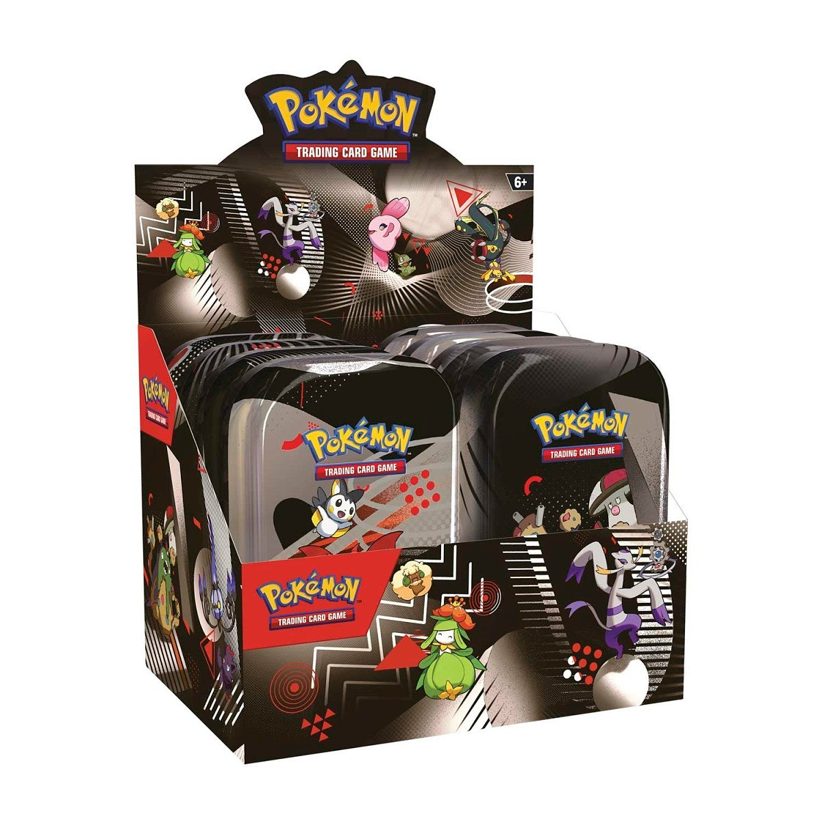 Pokemon - Scarlet & Violet - Black Bolt & White Flare - Unova Mini Tin - Display (8 Mini Tins)