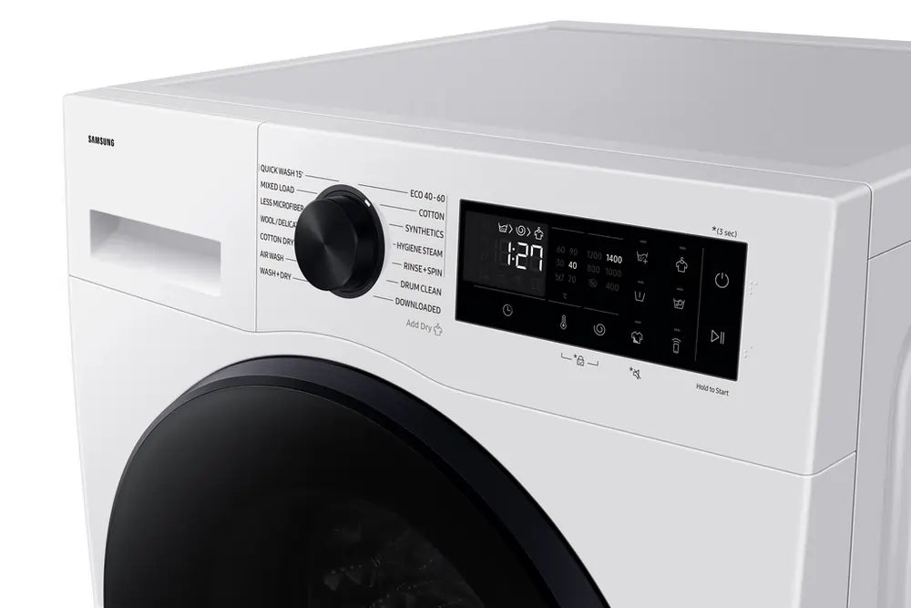 Samsung WD90DG5B15BEEU Freestanding 9Kg/6Kg 1400 Spin Washer Dryer, White
