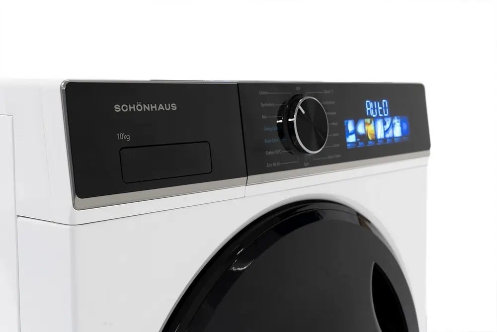 Schonhaus WMSF011014AW 10kg 1400 Spin Washing Machine, White