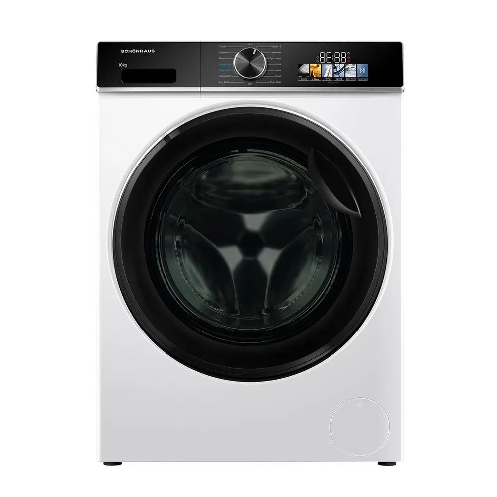 Schonhaus WMSF011014AW 10kg 1400 Spin Washing Machine, White