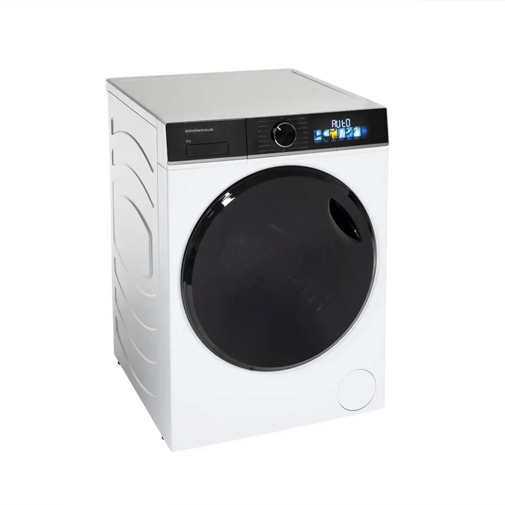 Schonhaus WMSF01814AW 8kg 1400 Spin Washing Machine, White