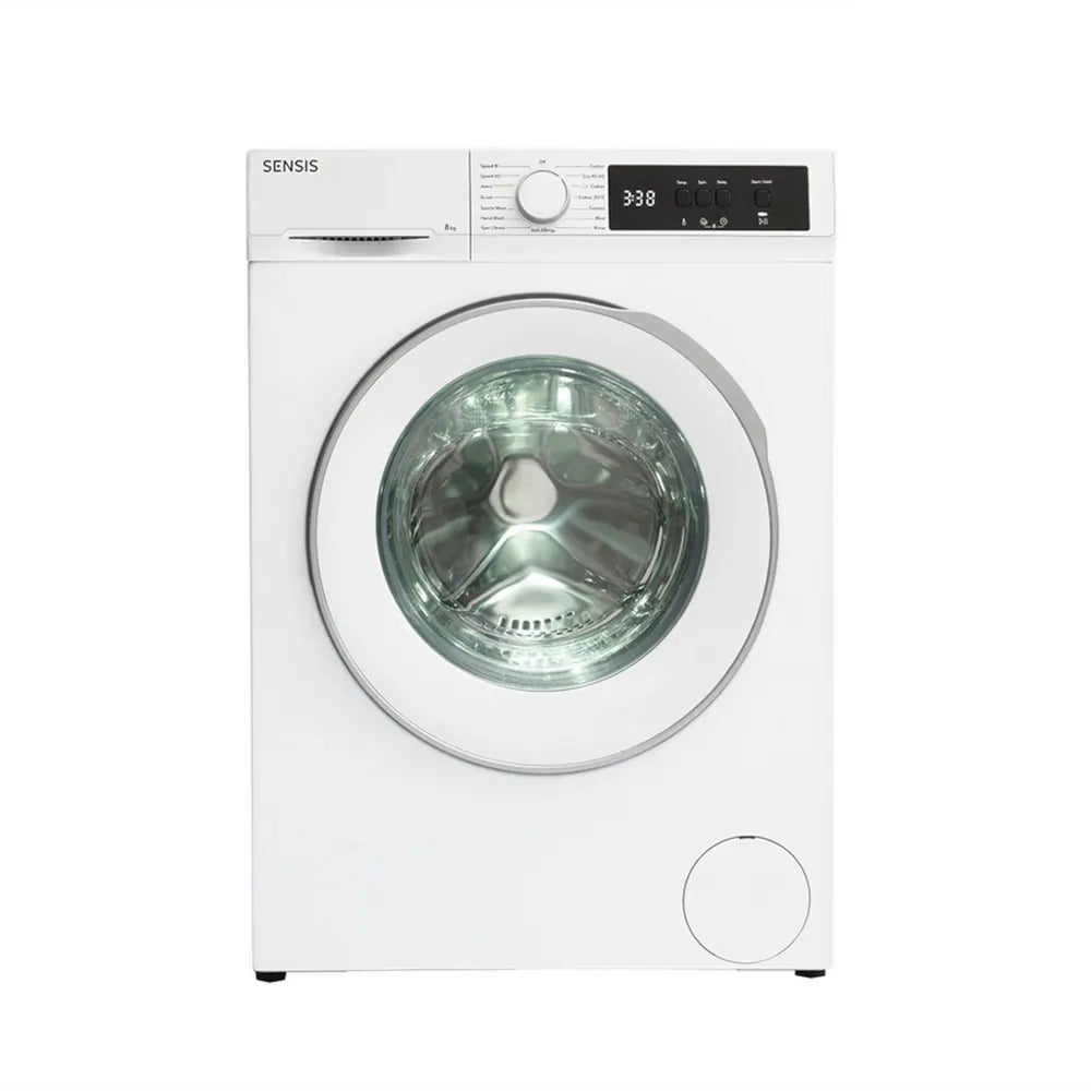 Sensis WMF01814AW 8kg 1400 Spin Washing Machine, White
