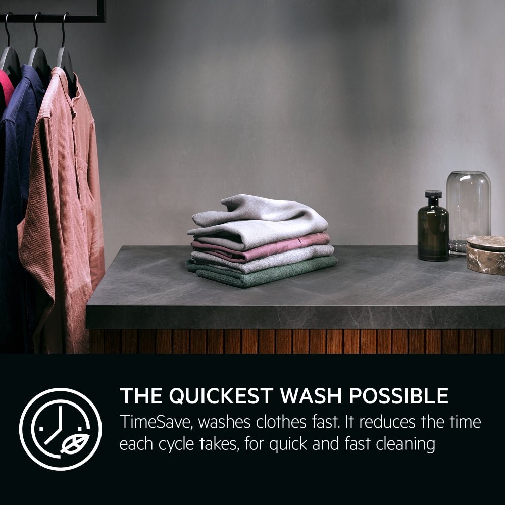 AEG LF7C8636BI ProSteam Integrated 8kg Washing Machine with 1600 rpm - White