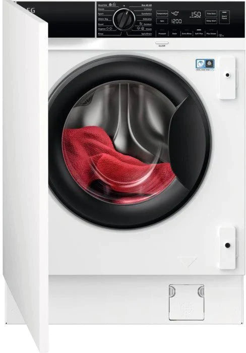 AEG LF7C8636BI ProSteam Integrated 8kg Washing Machine with 1600 rpm - White