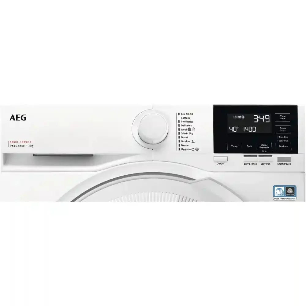 AEG LFR61842B Freestanding Washing Machine - White