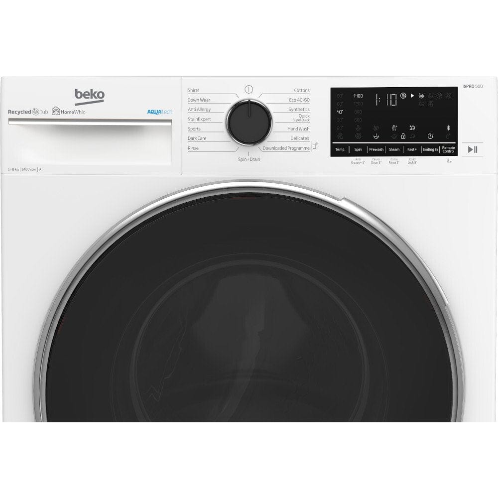 Beko B5W58410AW 8kg 1400 Spin Washing Machine - White