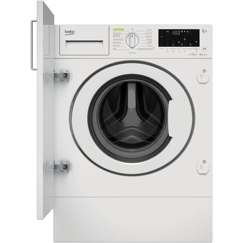 Beko WDIK752421F 7-5kg 1200rpm Integrated RecycledTub™ Washer Dryer - White