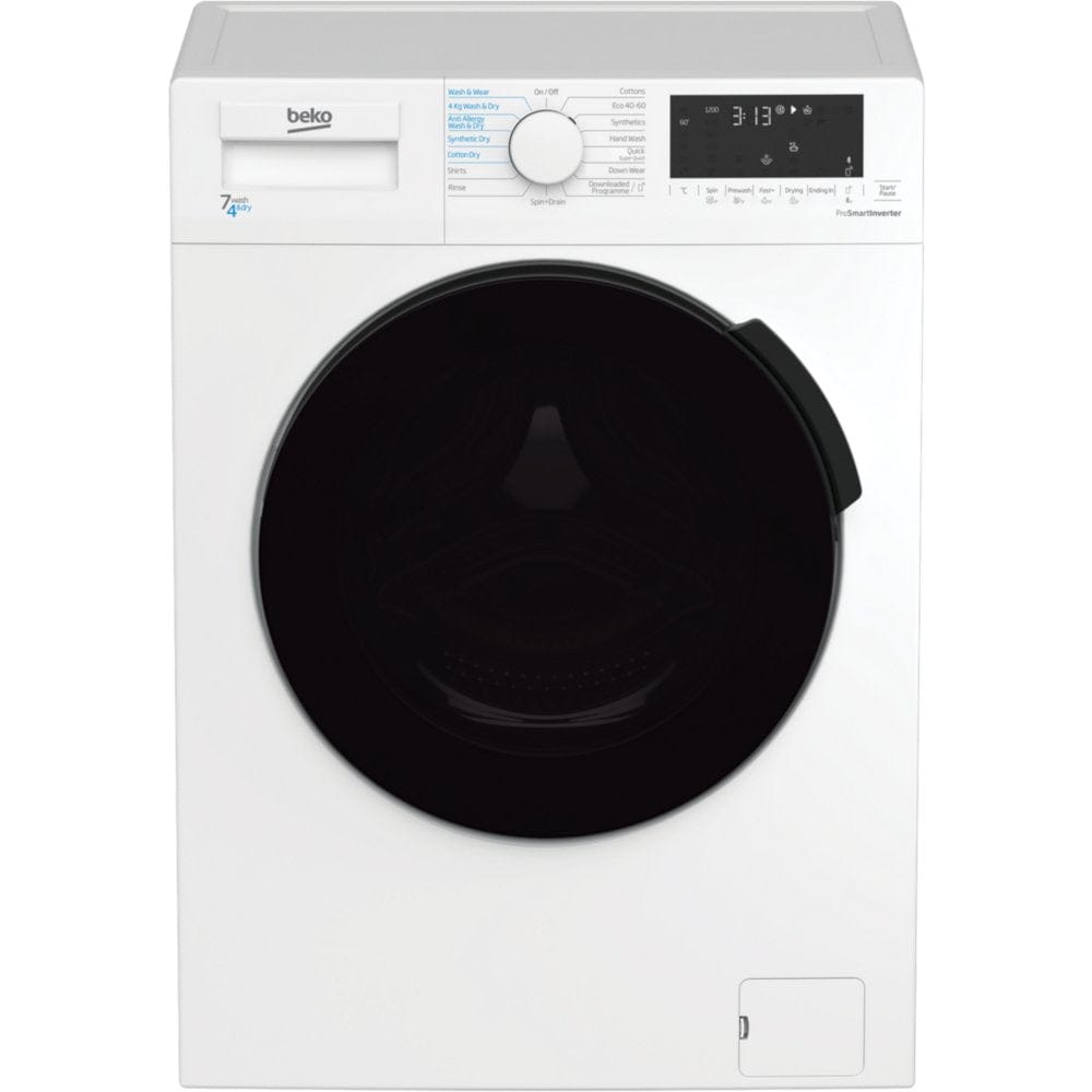 Beko WDL742441W 7kg/4kg 1200 Spin Washer Dryer, White