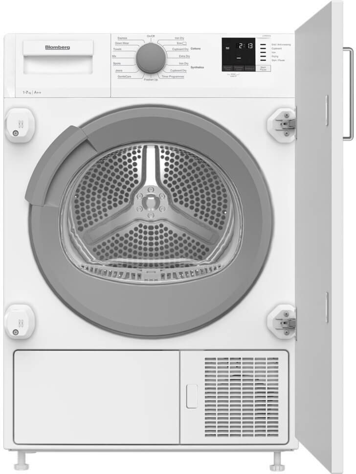 Blomberg LTIP07310 7kg Intergrated Heat Pump Tumble Dryer - White -