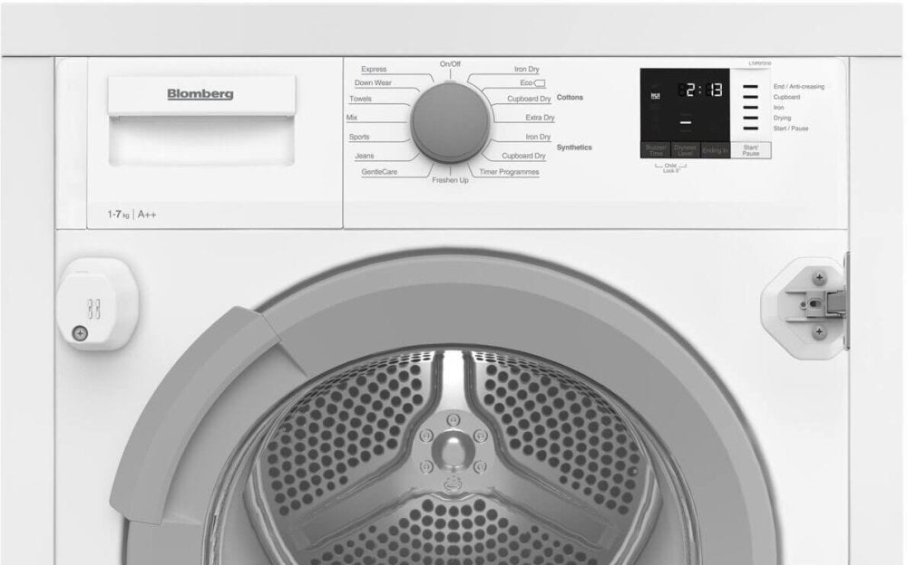 Blomberg LTIP07310 7kg Intergrated Heat Pump Tumble Dryer - White -