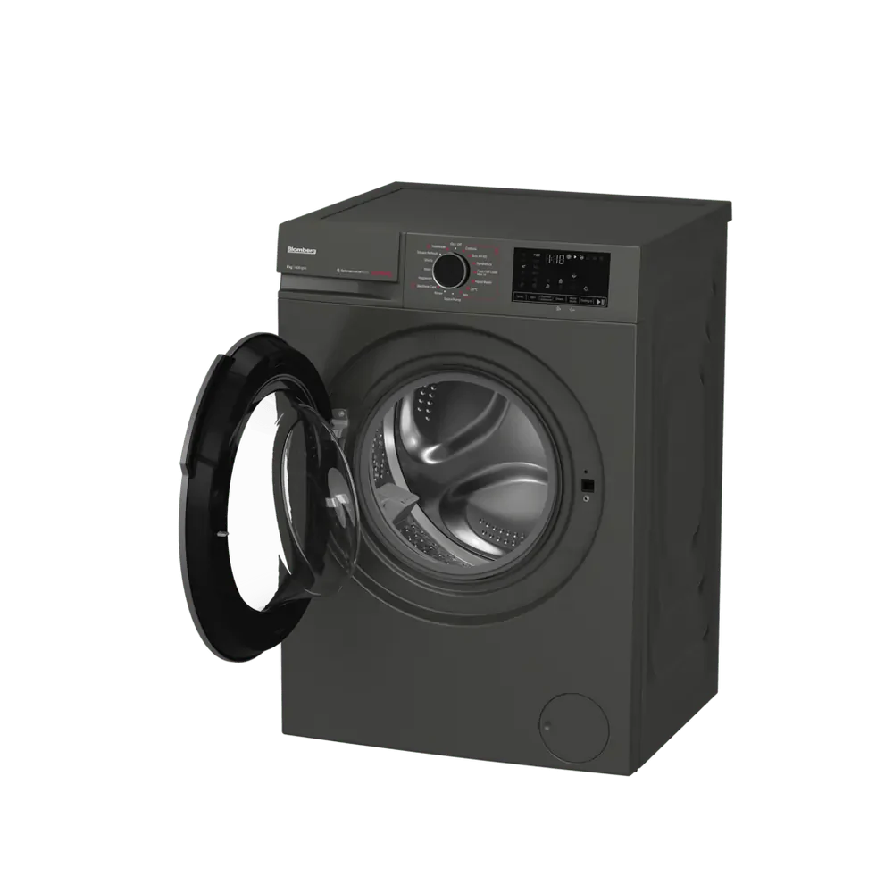 Blomberg LWA18461G 8kg 1400 Spin Washing Machine, Graphite