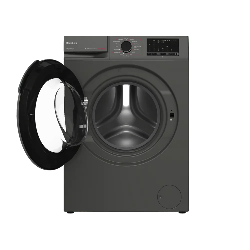 Blomberg LWA18461G 8kg 1400 Spin Washing Machine, Graphite