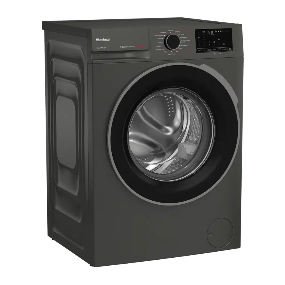 Blomberg LWA18461G 8kg 1400 Spin Washing Machine, Graphite