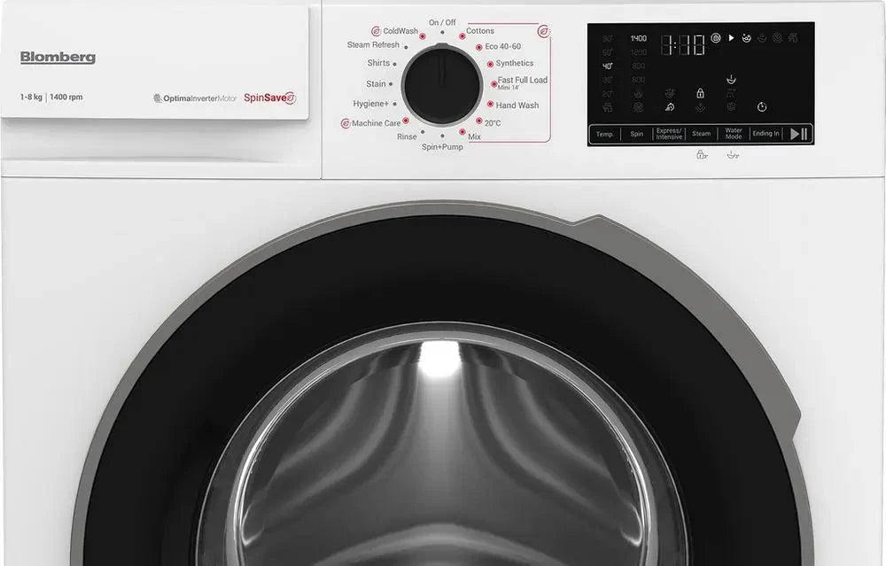 Blomberg LWA18461W 8kg 1400 SpinSave Washing Machine, White