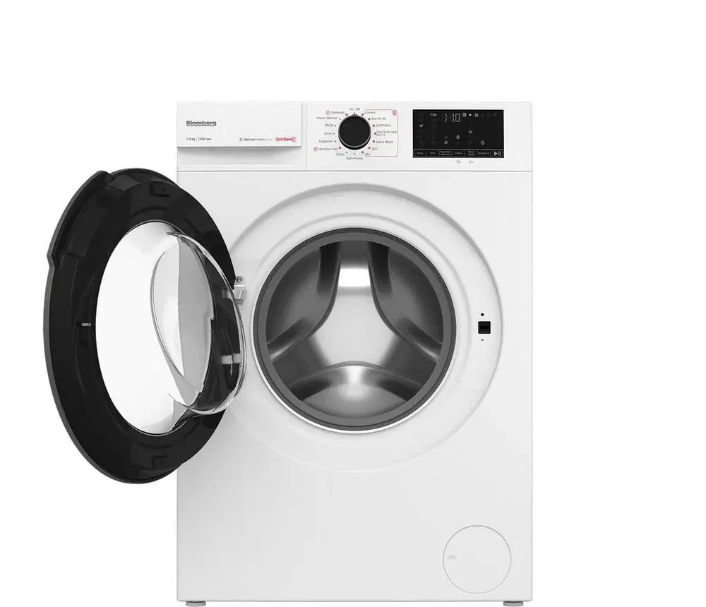 Blomberg LWA18461W 8kg 1400 SpinSave Washing Machine, White