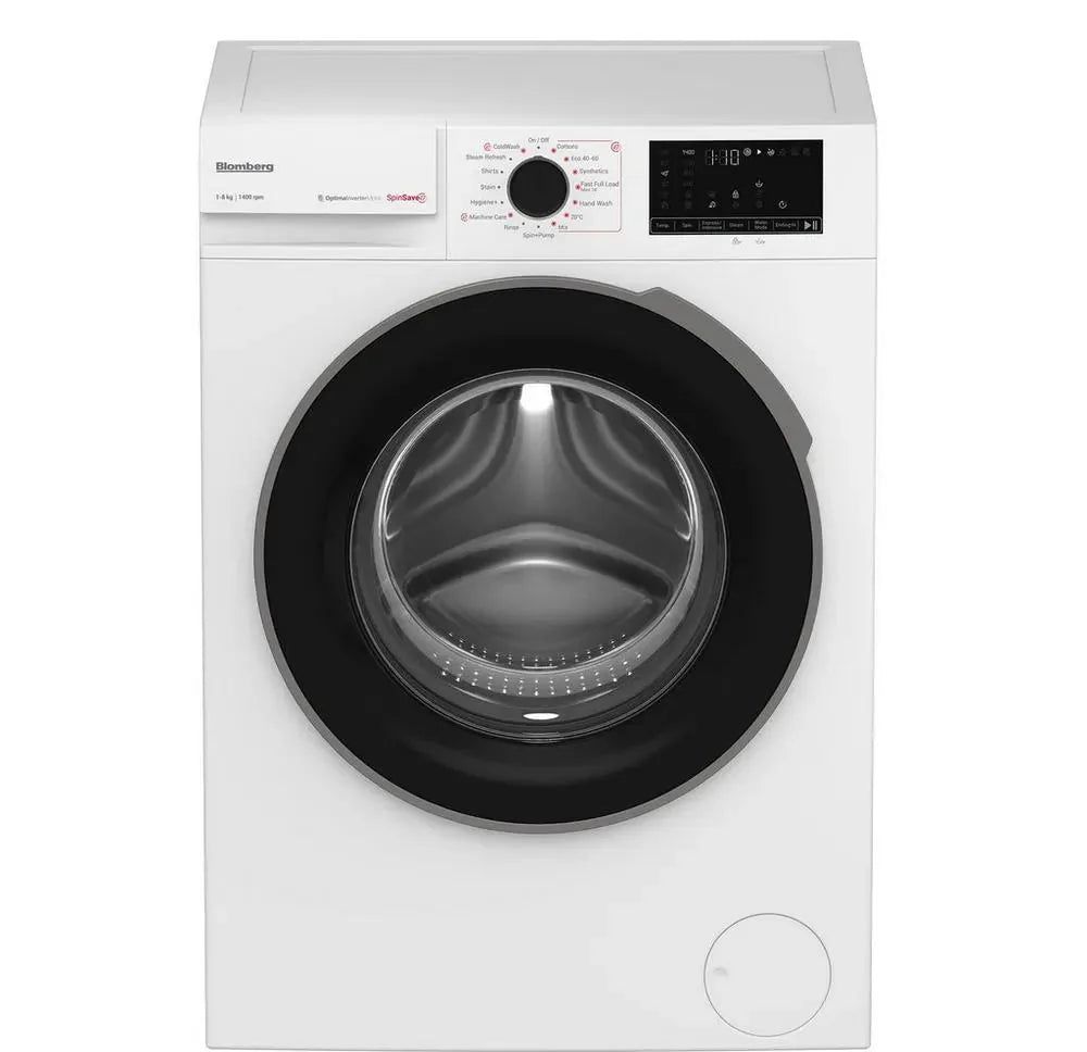 Blomberg LWA18461W 8kg 1400 SpinSave Washing Machine, White