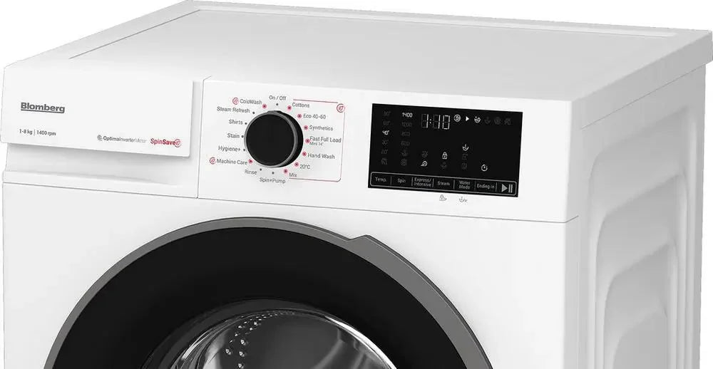 Blomberg LWA18461W 8kg 1400 SpinSave Washing Machine, White