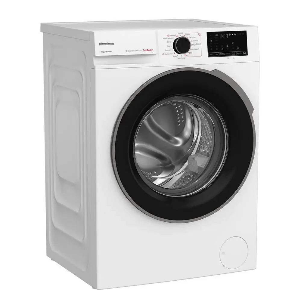 Blomberg LWA18461W 8kg 1400 SpinSave Washing Machine, White