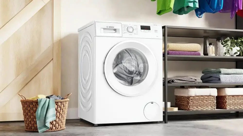 Bosch WGE03408GB Series 2 Washing Machine, 8kg, 1400 Spin, White, A Rated