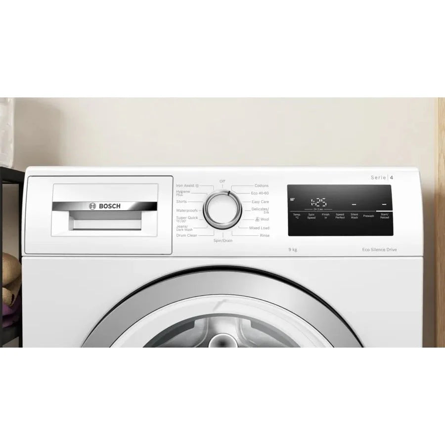 Bosch WAN28259GB Series 4 Washing Machine, 9kg, 1400 Spin, White, A Rated