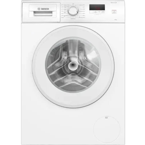 Bosch WGE03408GB Series 2 Washing Machine, 8kg, 1400 Spin, White, A Rated
