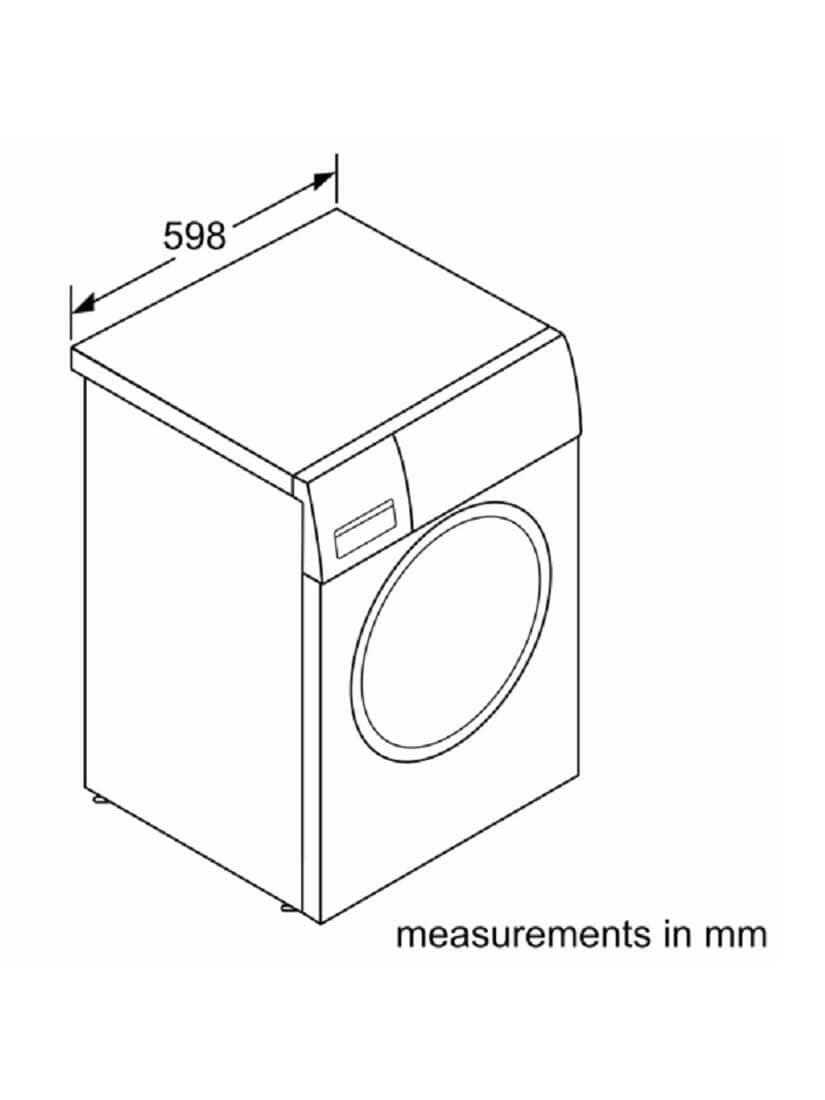 Bosch WGG244ARGB Serie 6 Freestanding Washing Machine, 9kg Load, 1400rpm Spin, Graphite