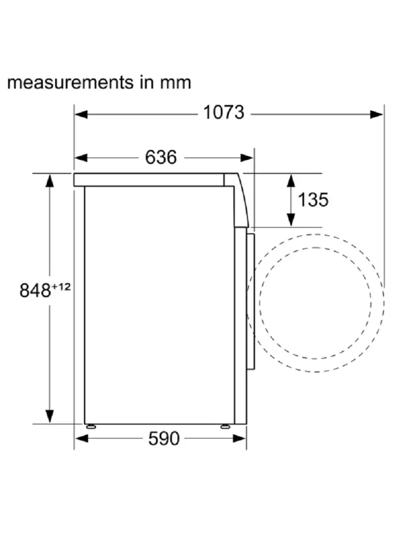 Bosch WGG244ARGB Serie 6 Freestanding Washing Machine, 9kg Load, 1400rpm Spin, Graphite