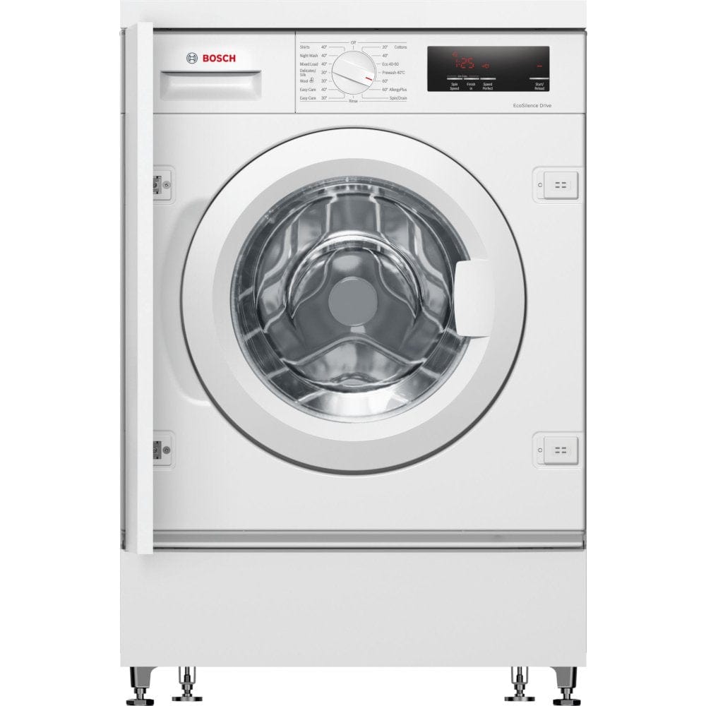 Bosch WIW28302GB Series 6 8Kg Integrated Washing Machine, 1400 rpm, 59.6cm Wide - White