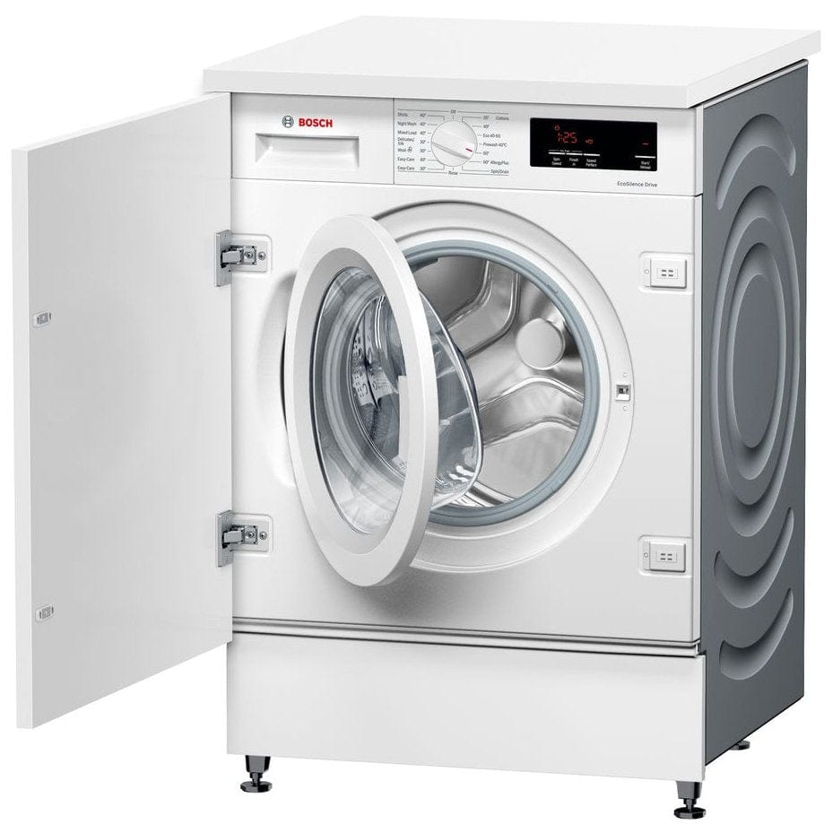 Bosch WIW28302GB Series 6 8Kg Integrated Washing Machine, 1400 rpm, 59.6cm Wide - White