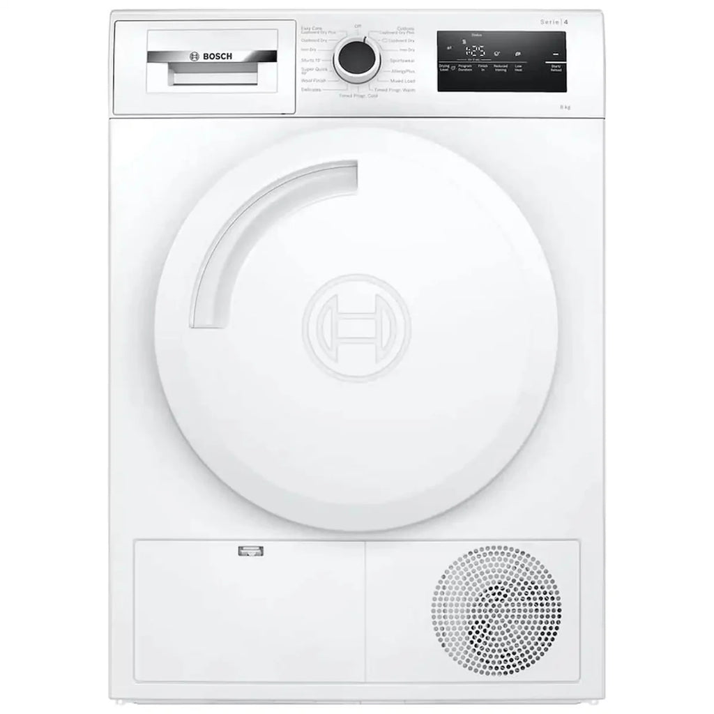 Bosch WTN83202GB 8kg Condenser Tumble Dryer, White