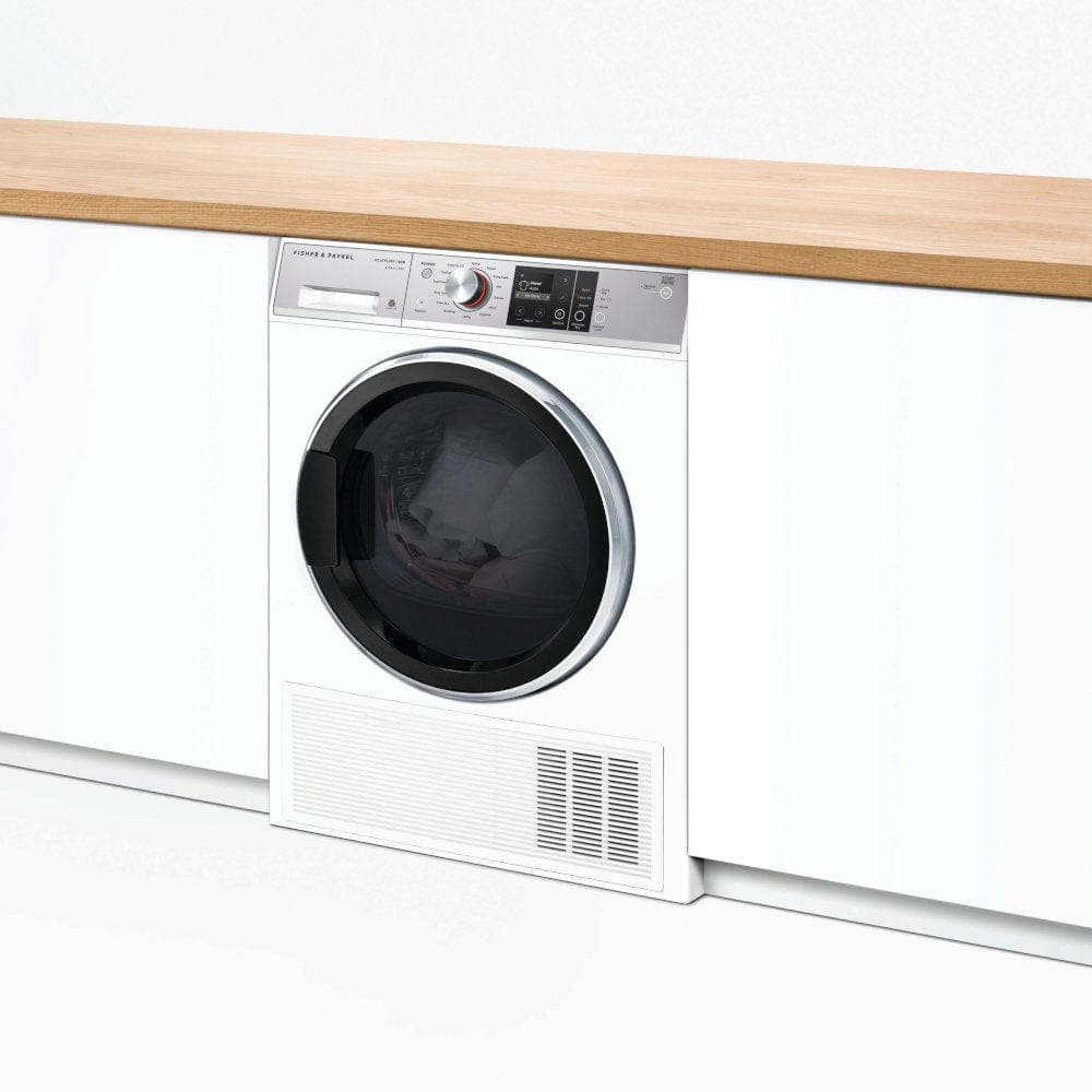 Fisher & Paykel DH9060FS1 Freestanding 9KG Condenser Heat Pump Tumble Dryer Steam Care White