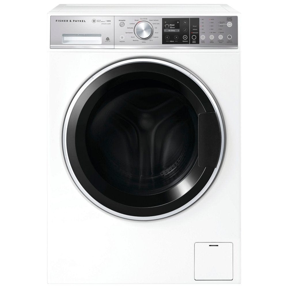 Fisher & Paykel WH1260F2 12 kg 1400 spin Freestanding Washing Machine - White