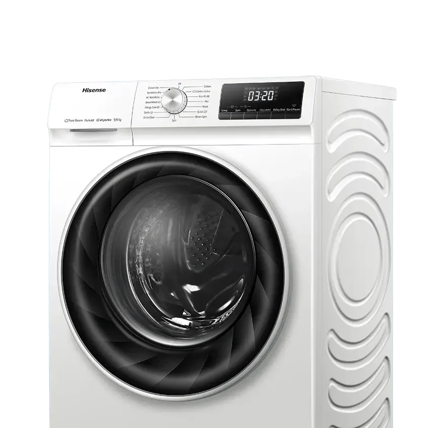 Hisense WFQY801418VJM 8kg 1400 Spin Washing Machine - White