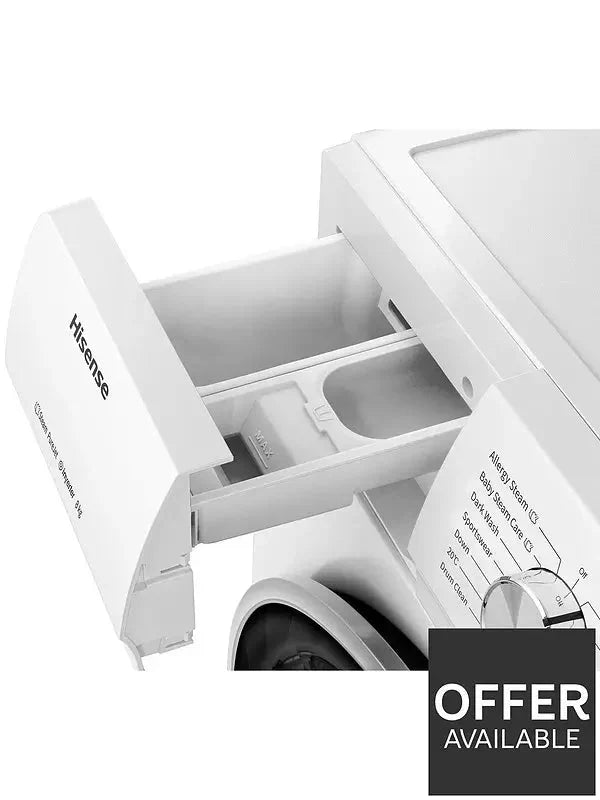 Hisense WFQY801418VJM 8kg 1400 Spin Washing Machine - White